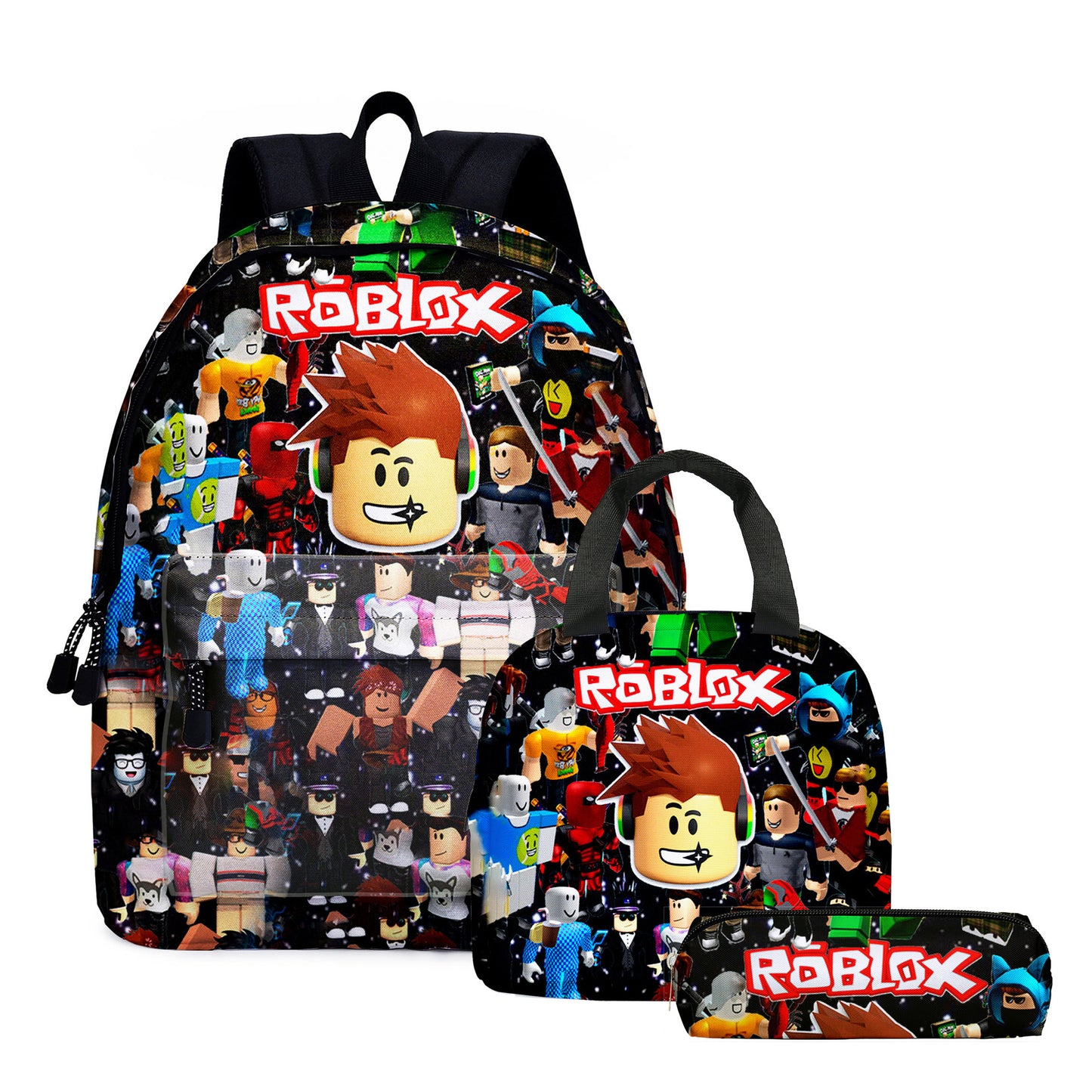 New Rob Two-piece Primary Anime Shoulders Elementary School Students' Schoolbags