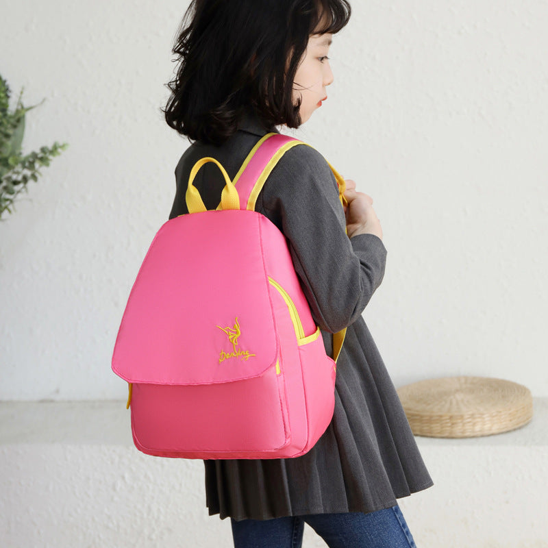 Primary Korean Style Training Class Printed Backpacks