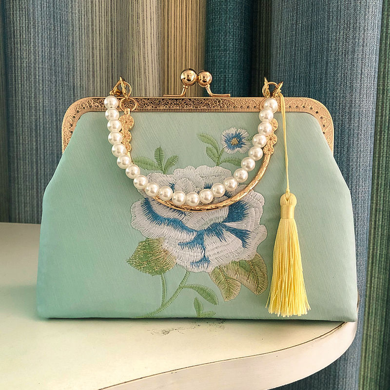 Antique Embroidery Fresh With Cheongsam Vintage Handbags