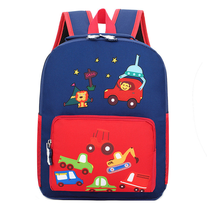 Children's Trendy Cartoon Toy Car First-class Backpacks