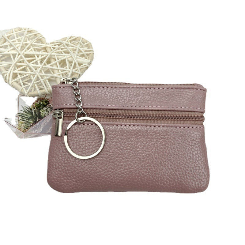 Women's Korean Mini Fashion Thin Short Small Coin Purses