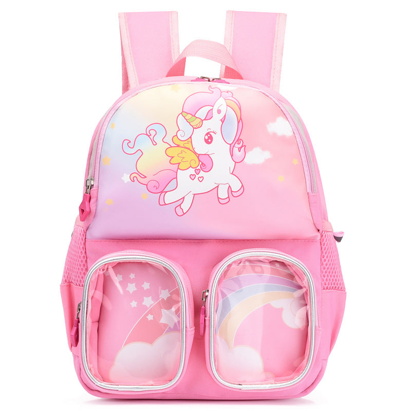 Children's Cartoon Boys Dinosaur Unicorn Lightweight Kindergarten School Bags