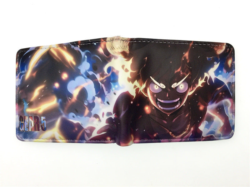 Piece Anime Peripheral Short Trendy Unique Ladies Wallets