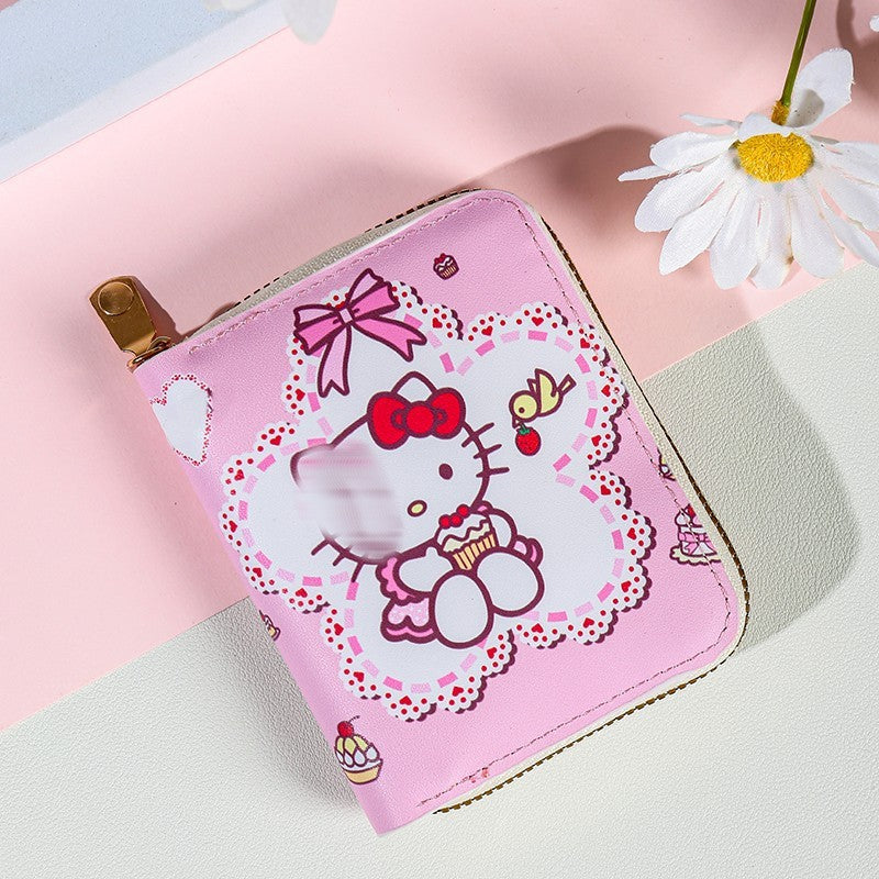 Women's Cartoon Cute Mini Zipper Portable Fashion Coin Purses