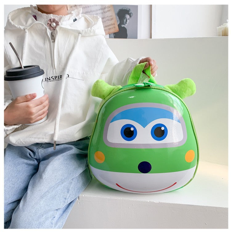 Children's Creative Korean Cartoon Cute Plush Boys Elementary School Students' Schoolbags