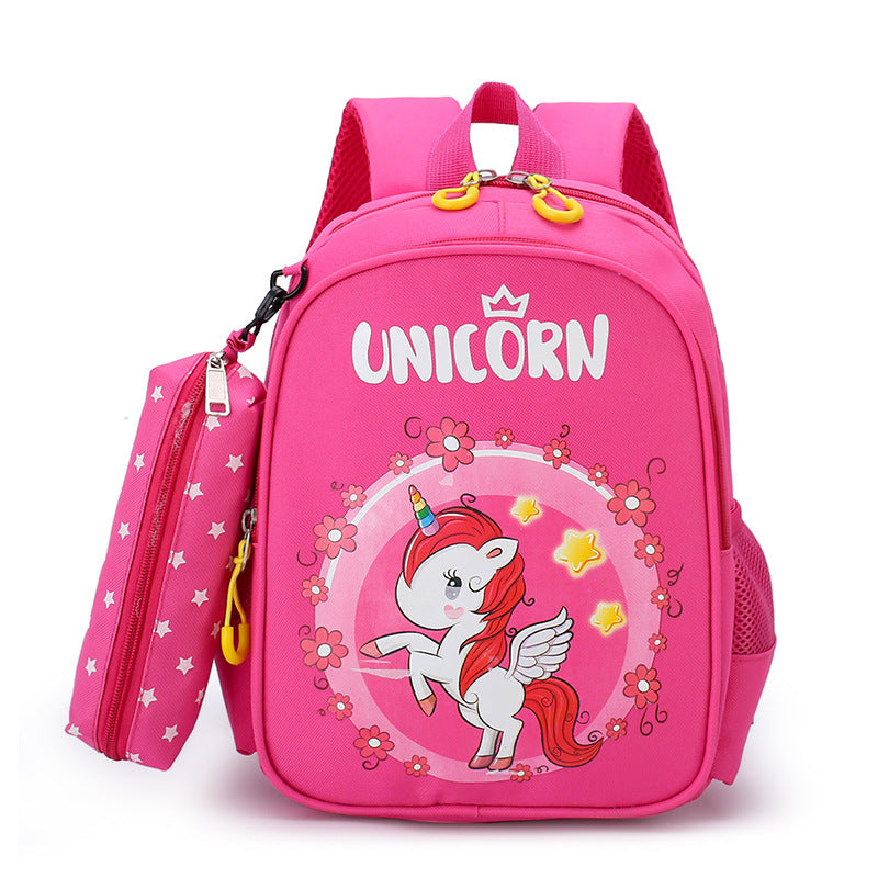 Children's Cute Animal Band Pencil Boys Printed Children's Backpacks