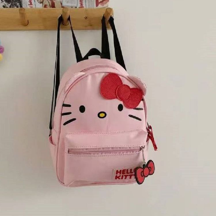 Style dessin animé bidimensionnel chat Hello Kitty sacs à dos