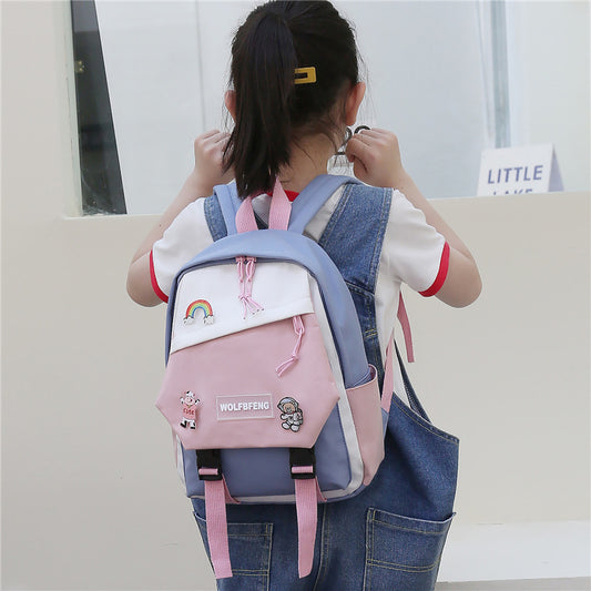 Children's Autumn Boys Senior Class Nylon Grade Kindergarten School Bags