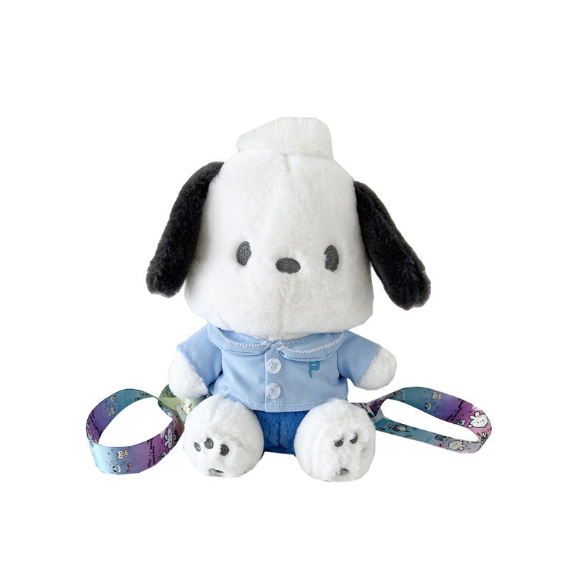 Cute Pacha Dog Doll Plush Toy Backpacks