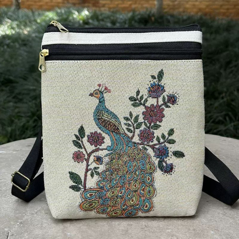 Yunnan Cloth Embroidered Vintage Mobile Black Bags