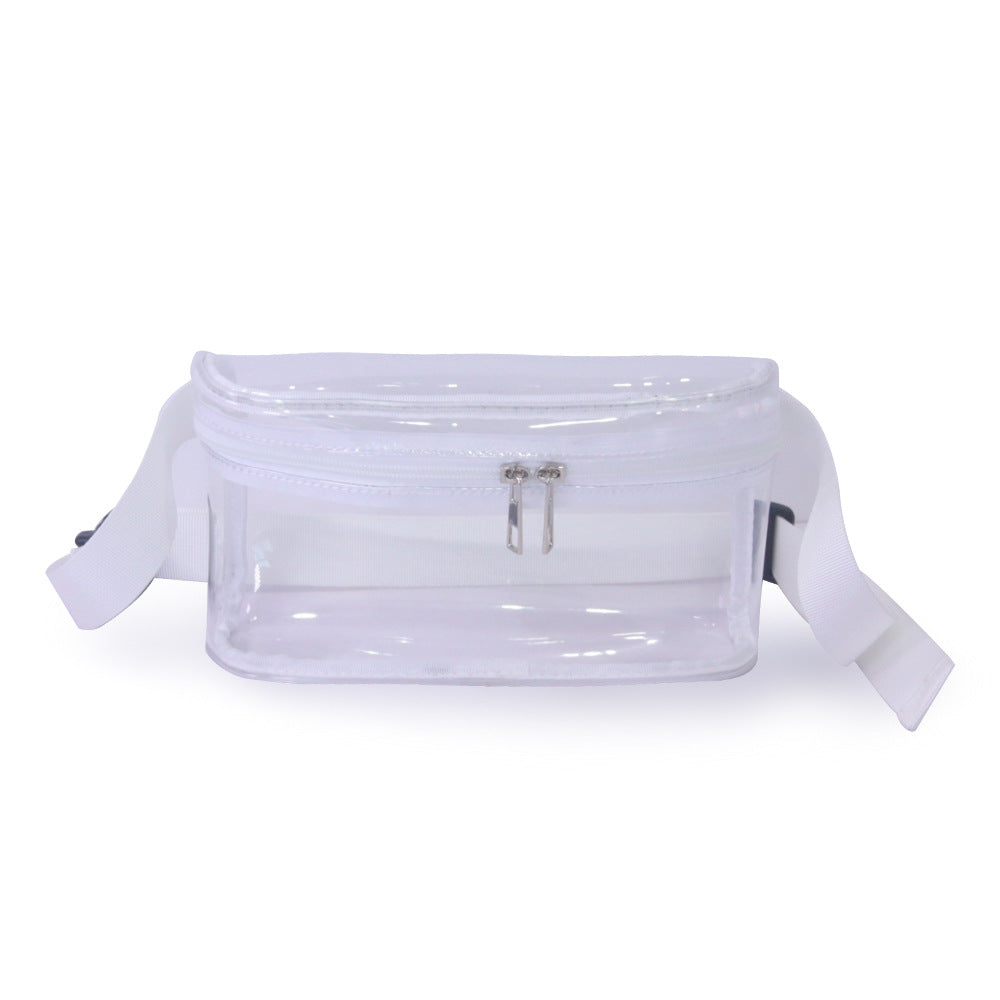 Women's Candy Color Laser Transparent Trendy Unique Waist Packs