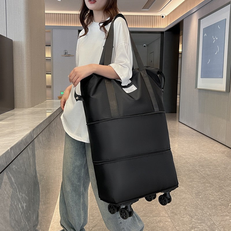 With Wheels Foldable Female Lightweight Large Travel Bags