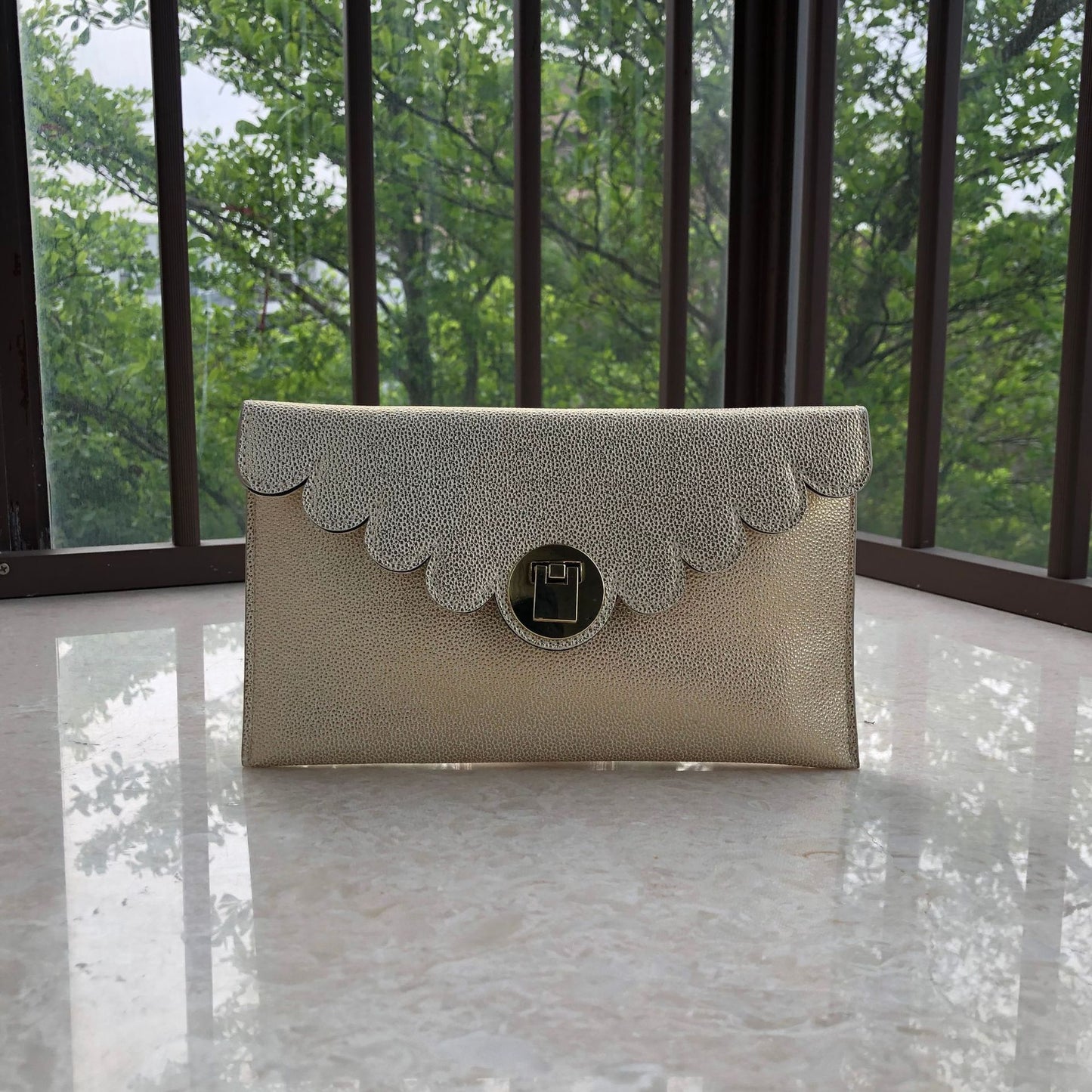 Counter Gift Champagne Gold Portable Clutch Fashion Cosmetic Bags