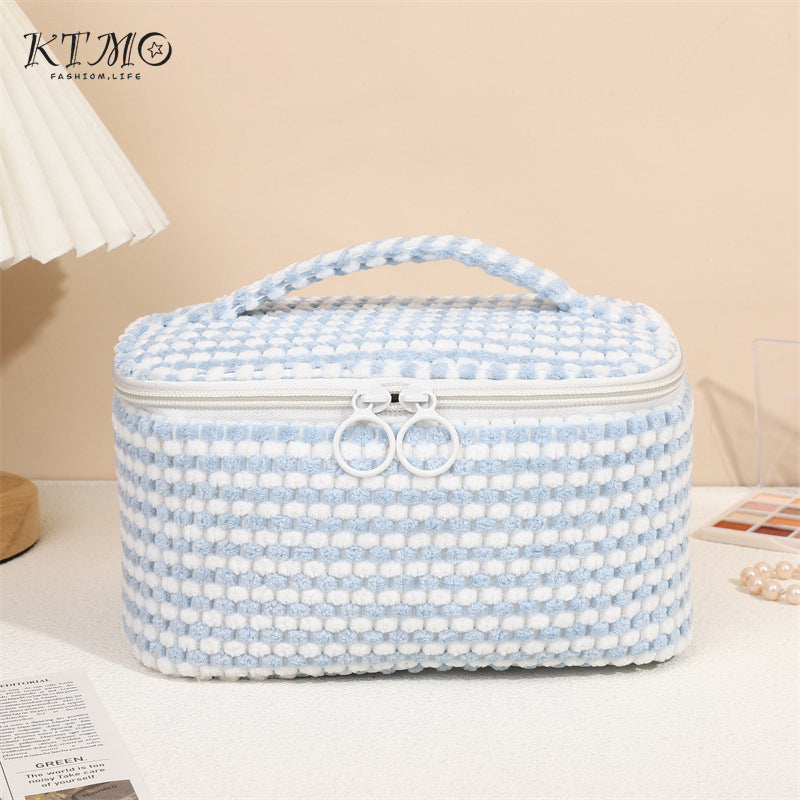 Flannel Wash Skin Care Cosmetics Storage Cosmetic Bags