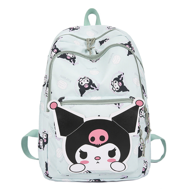 Cartoon Printed Primary Junior High Female Children's Backpacks