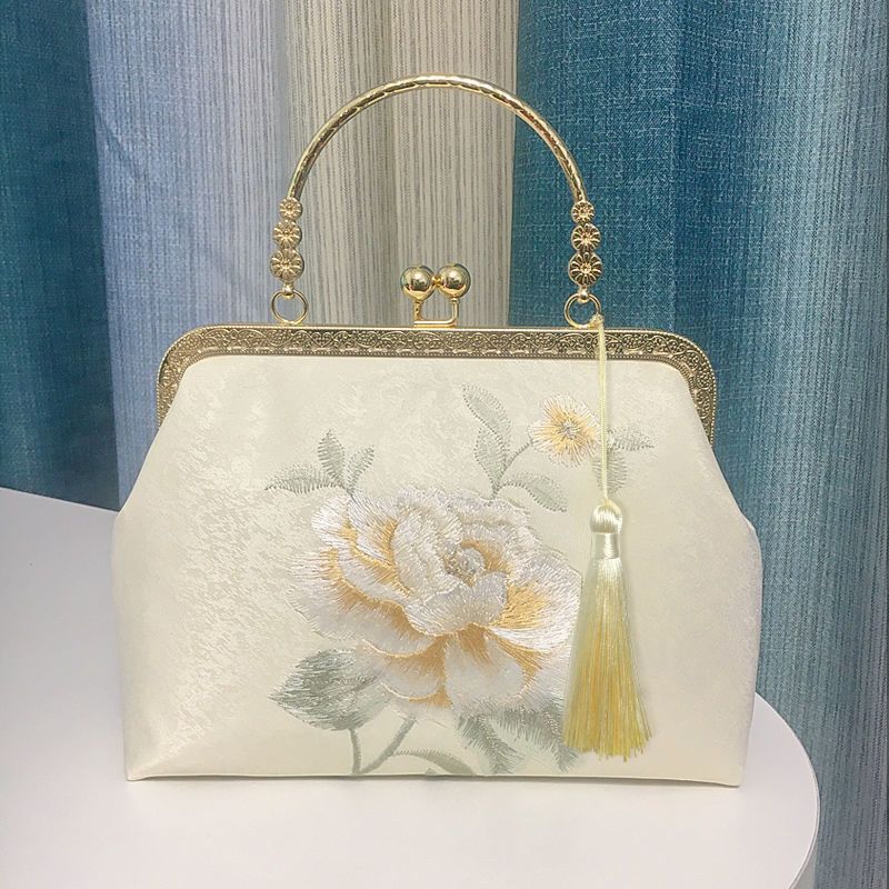 Antique Embroidery Fresh With Cheongsam Vintage Handbags