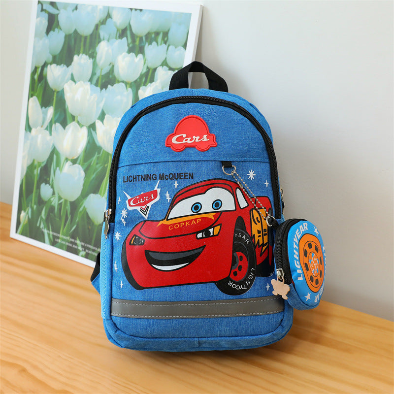 Children's Car Cute Cartoon Boy Fashion Kindergarten School Bags