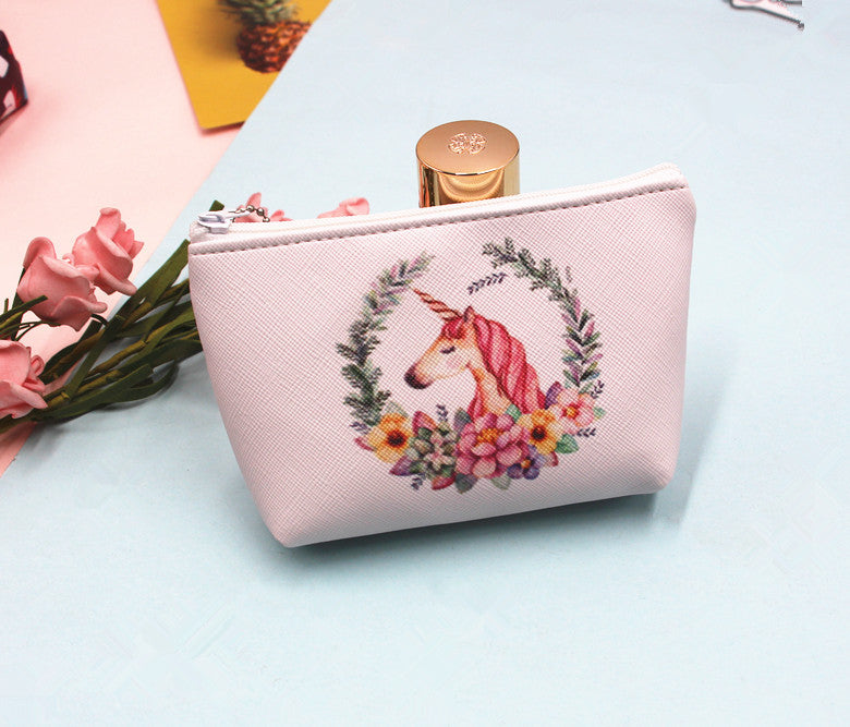 Women's & Children's & Cute Cartoon Unicorn Small Earphone Phone Bags