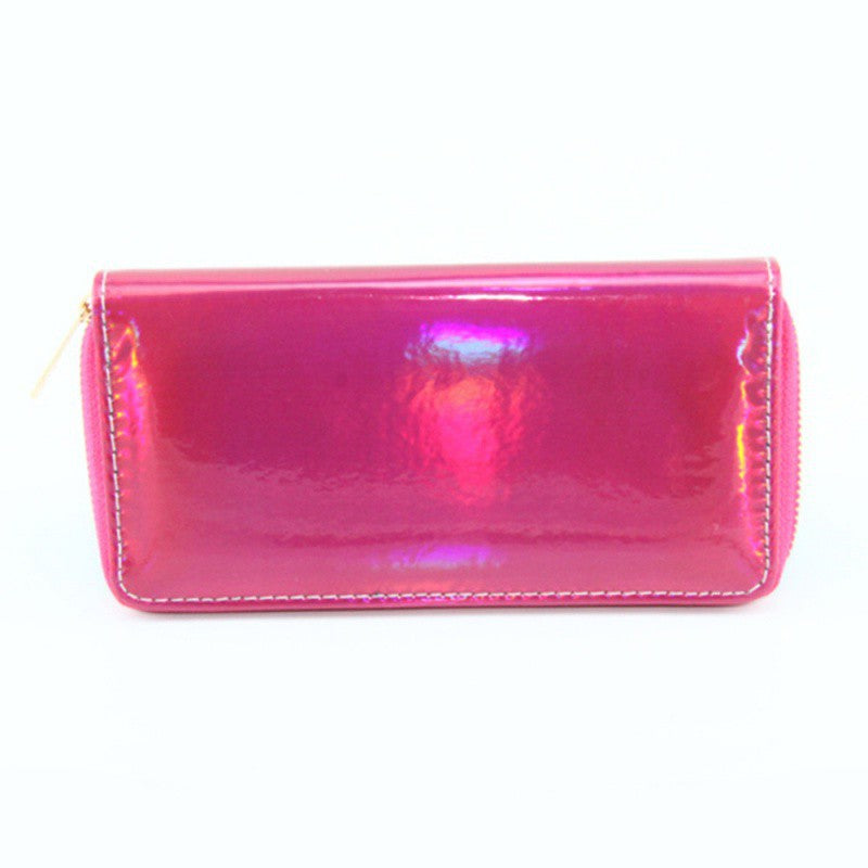 Classic Fashion Creative Colorful Laser Long Ladies Wallets