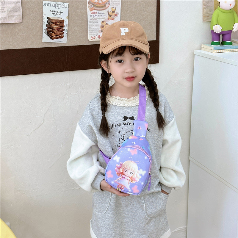 Children's Cartoon Cute Printed Anime Simple Fashion Children's Waist Packs