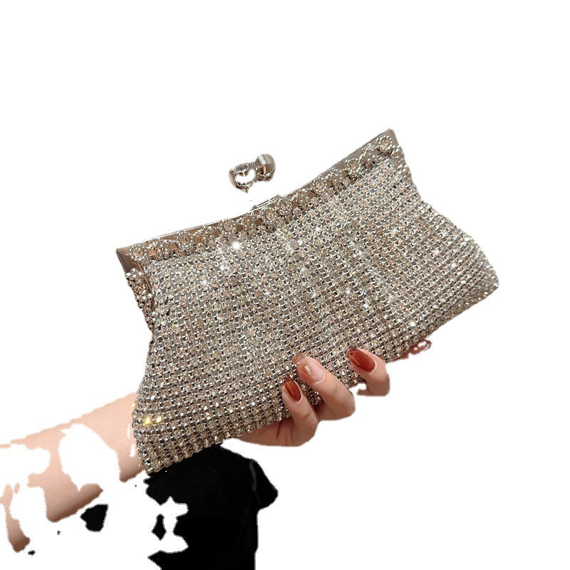 Luxury Rhinestone Shiny Bridal Wedding Matching Evening Bags