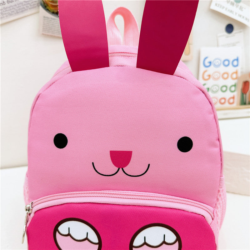 Children's Cartoon Animal Fruit Pattern Oxford Cloth Children's Backpacks