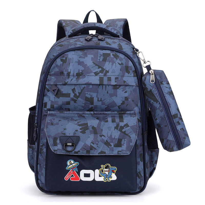 Primary Male Grade Boy Super Lightweight Elementary School Students' Schoolbags