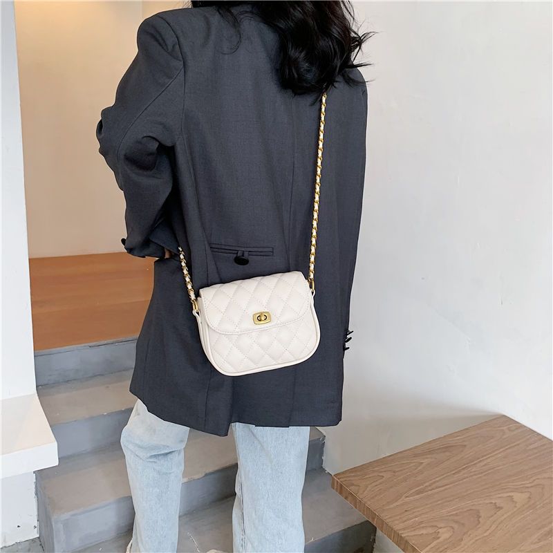 High-grade Rhombus Chain Small Trendy Female Crossbody Bags