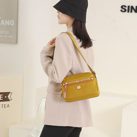 Women's Fashion Commuter Umbrella Small Square Oxford Crossbody Bags