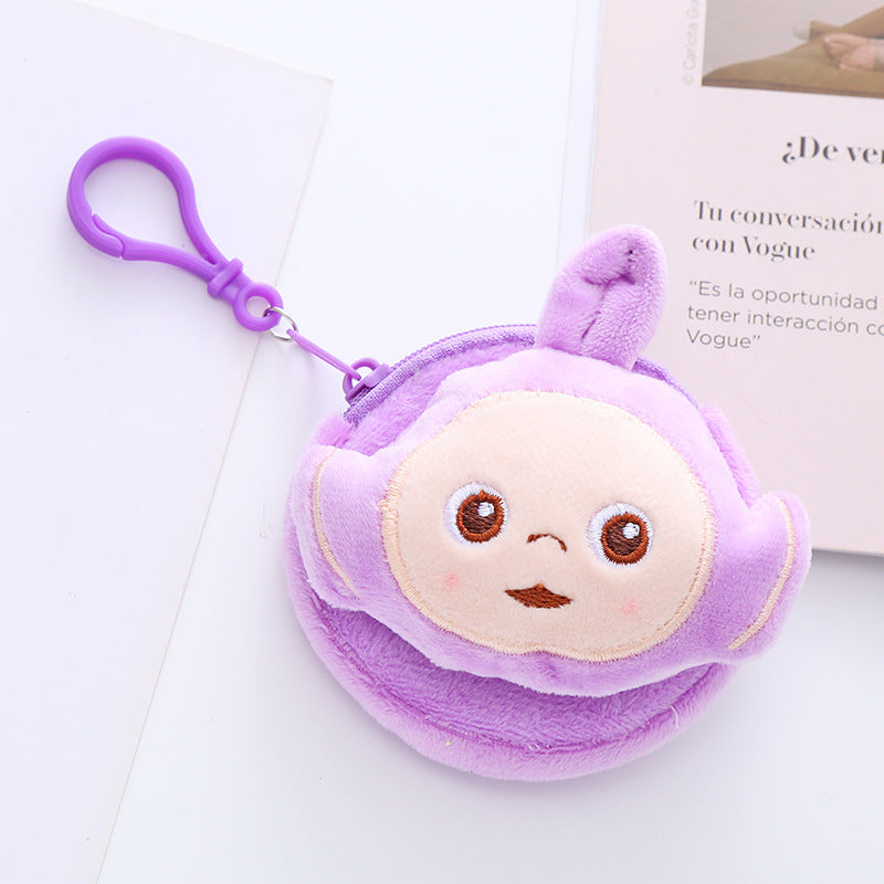 Color Doll Hairstyle Mini Storage Small Pendant Bags