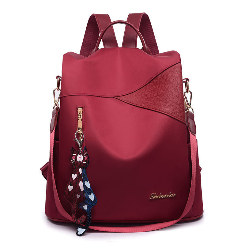 Women's Oxford Cloth Fashionable Versatile Canvas Fashion Backpacks