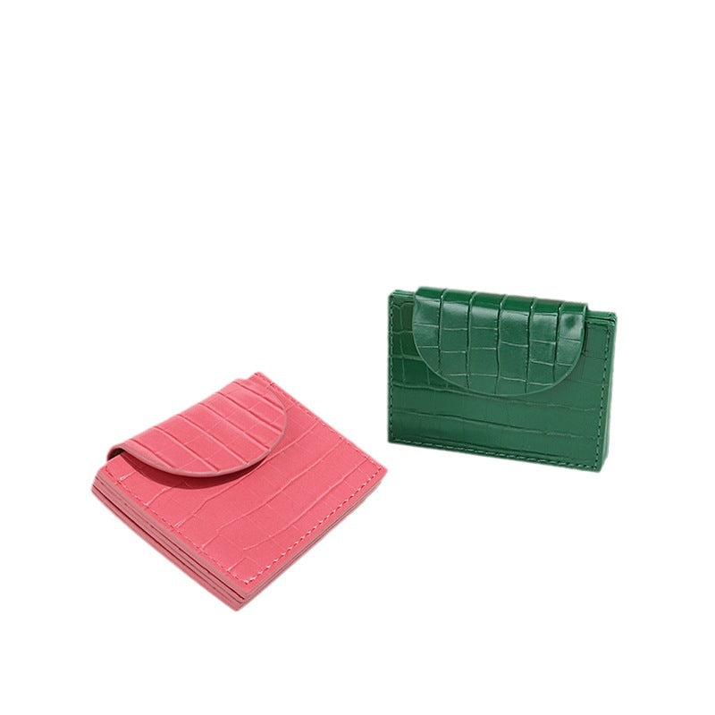 Women's Short Small Foldable Soft Simple Flip Ladies Wallets