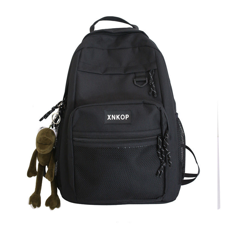 Female College Black Large Capacity Fashion Male Backpacks