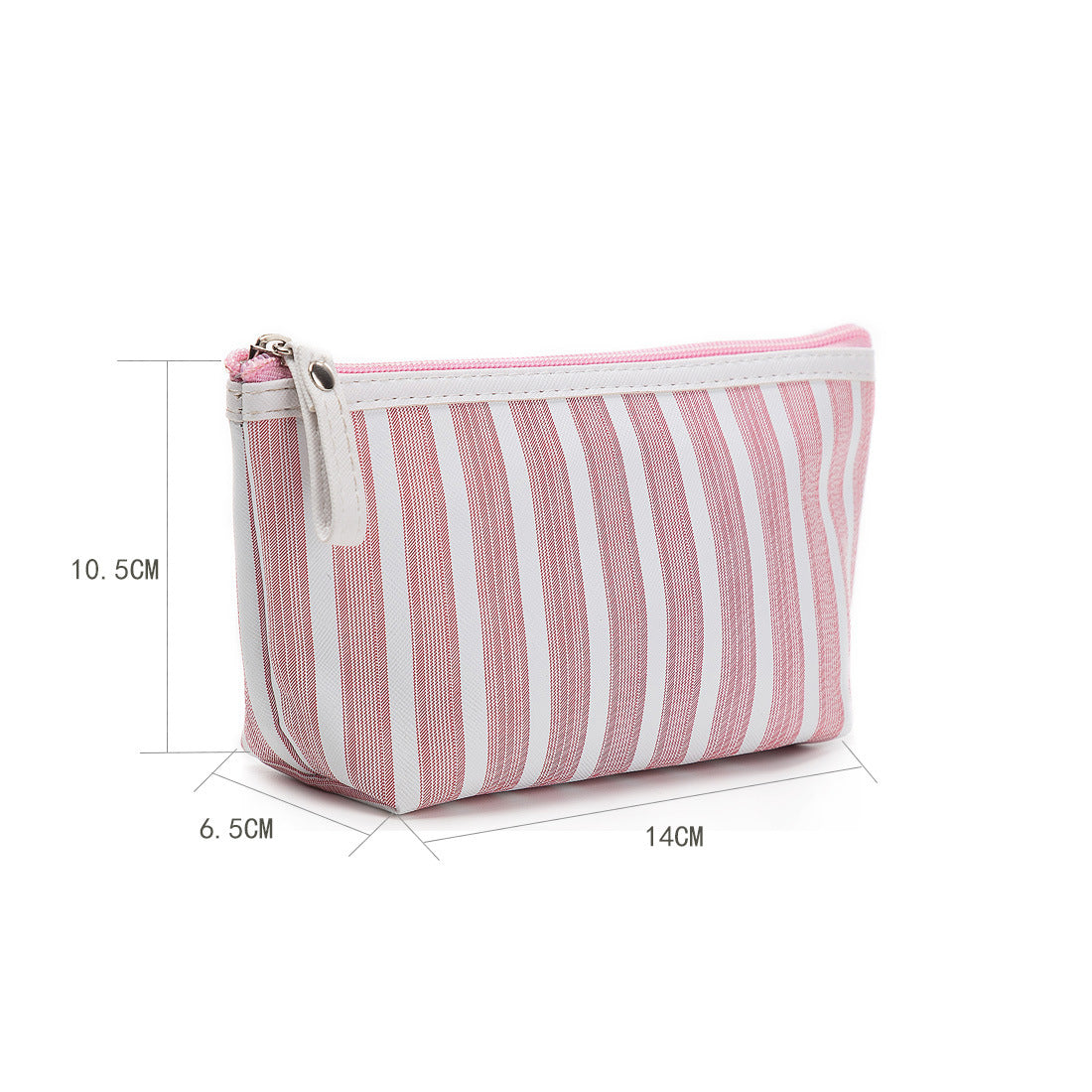 Creative Style Wash Portable Storage Striped Cosmetic Bags