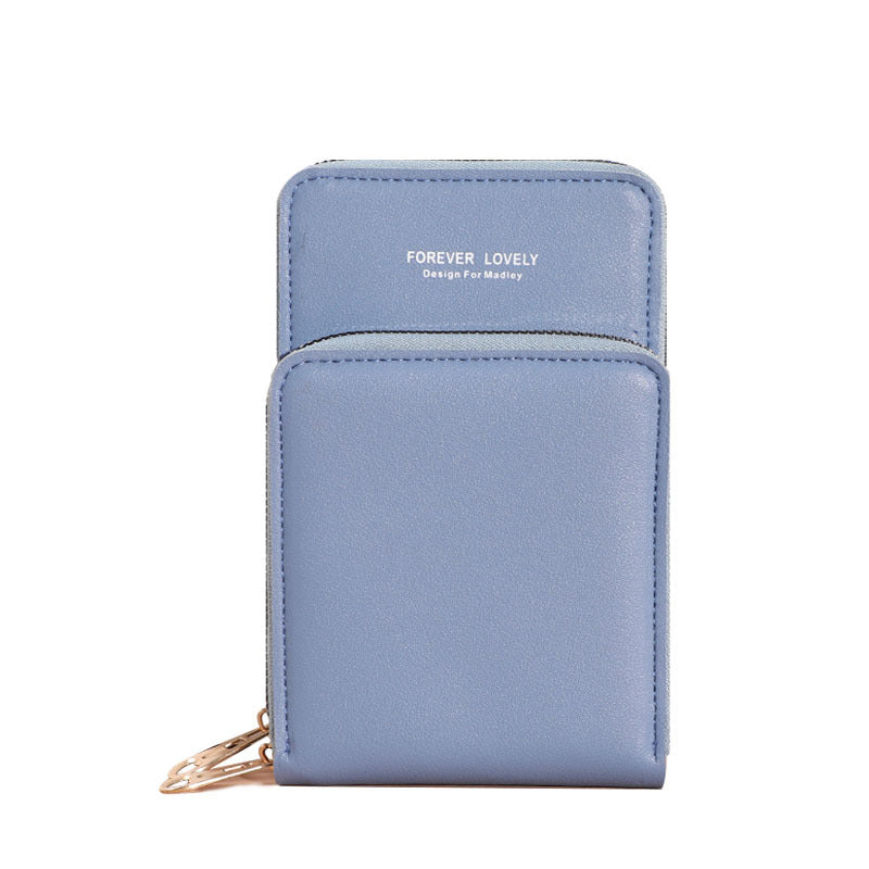 Women's Color Small Touch Screen Mini Mobile Ladies Wallets