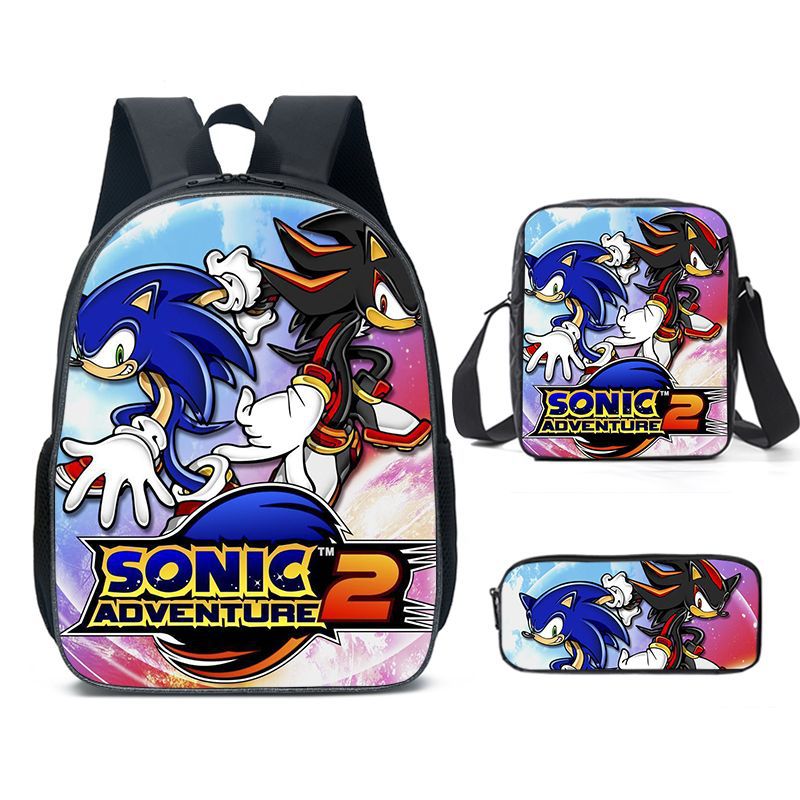 Classy Unique Charming Sonic Cartoon Primary Elementary School Students' Schoolbags