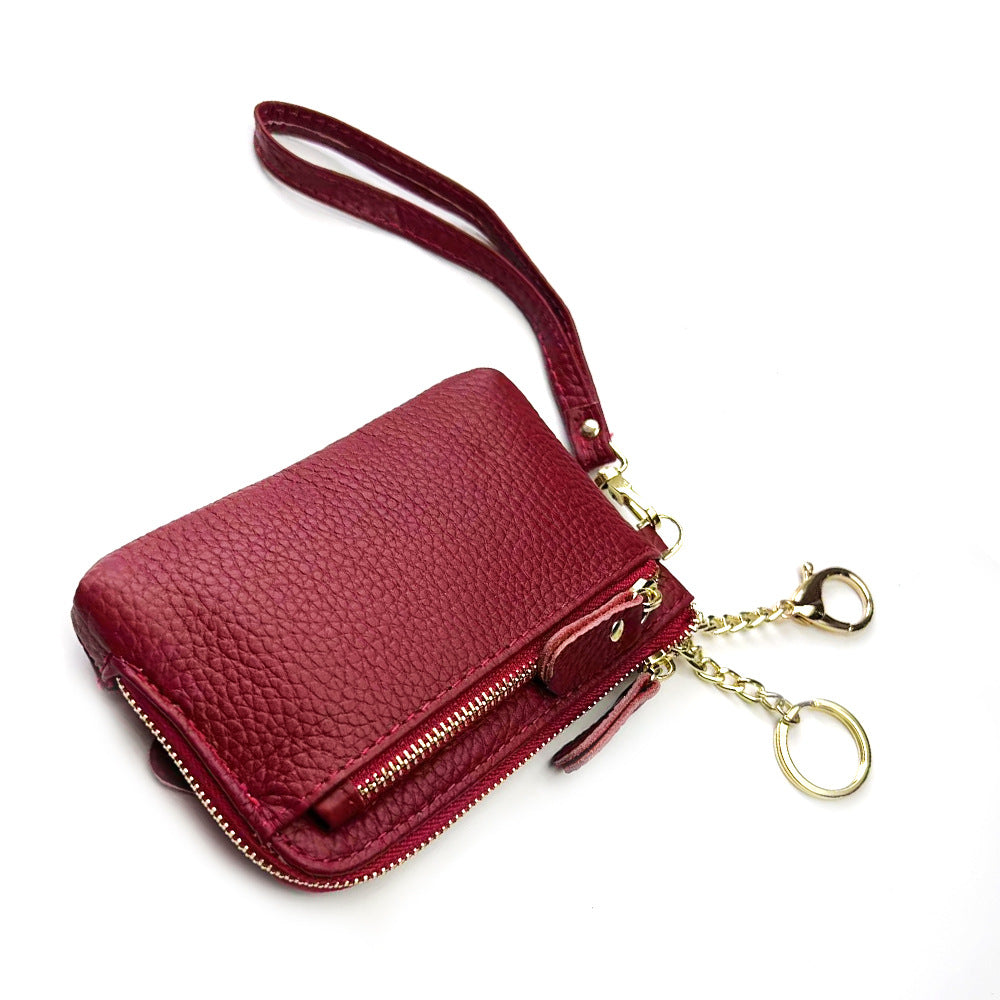 Popular Genuine Leather Simple Hand Mini Coin Purses