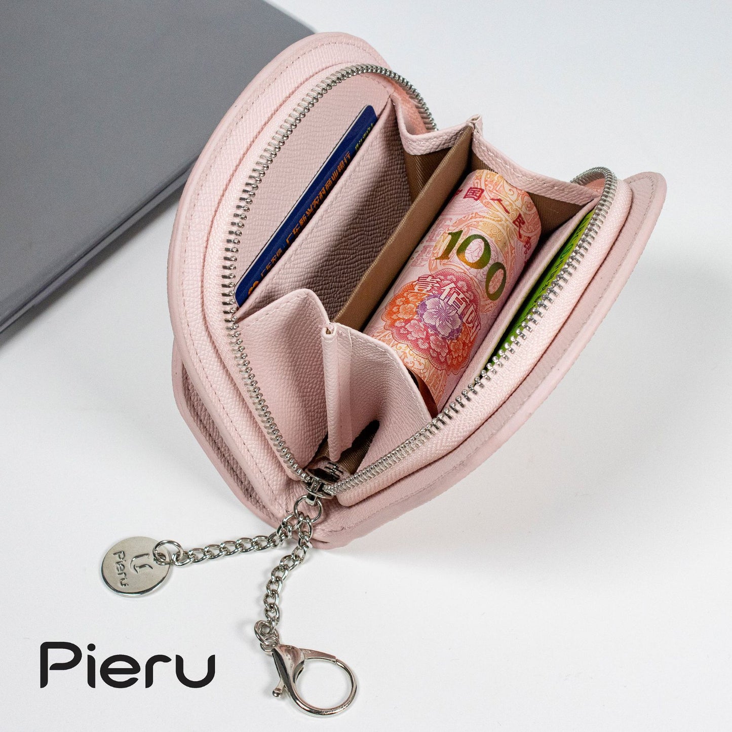 Women's Korean Style Saddle Zipper Ornaments Simple Ladies Wallets