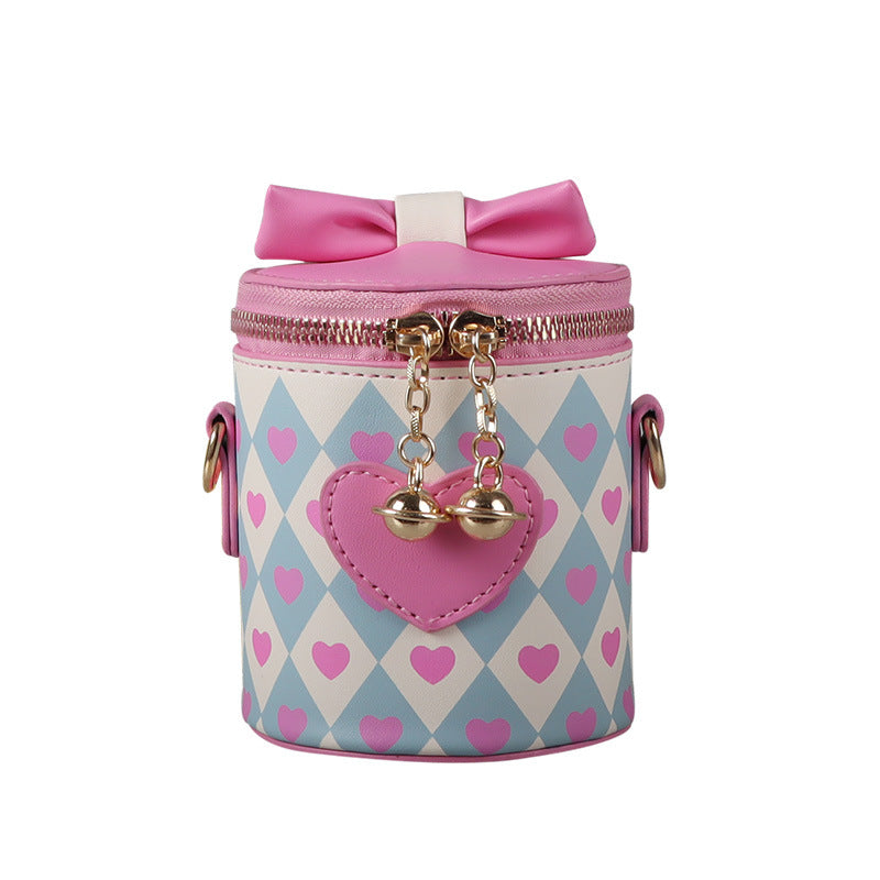 Children's Bucket Western Style Princess Small Golden Children's Shoulder Bags