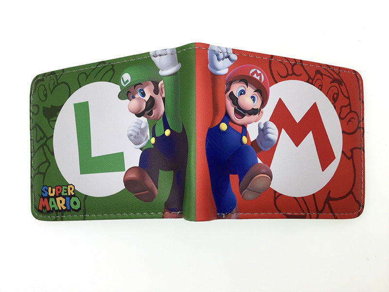 Super Mary Short Mario Unisex Leather Ladies Wallets