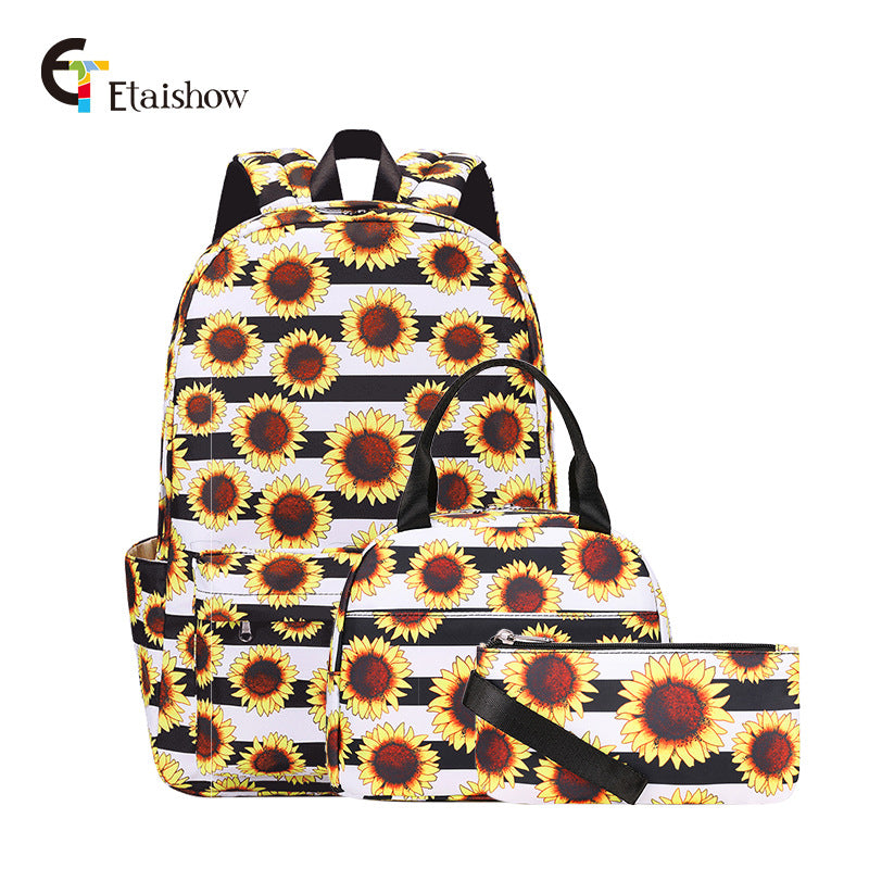 Three-piece Starry Sky Iti Printing Primary Elementary School Students' Schoolbags