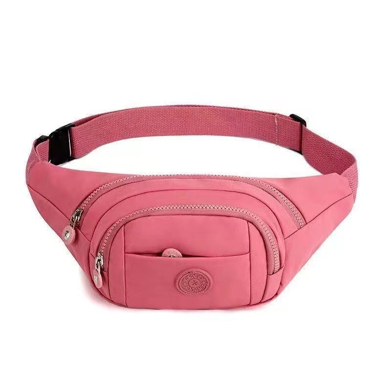 Women's Large Capacity Canvas Cell Small Summer Waist Packs