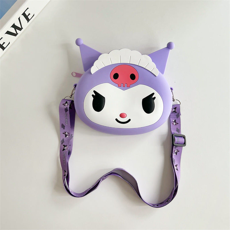 Children's Clow Cartoon Fashion Trend Play Silicone Coin Purses