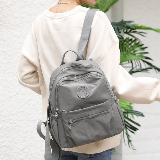 Women's Summer Large Capacity Waterproof Rucksack Stylish Lightweight Oxford Backpacks