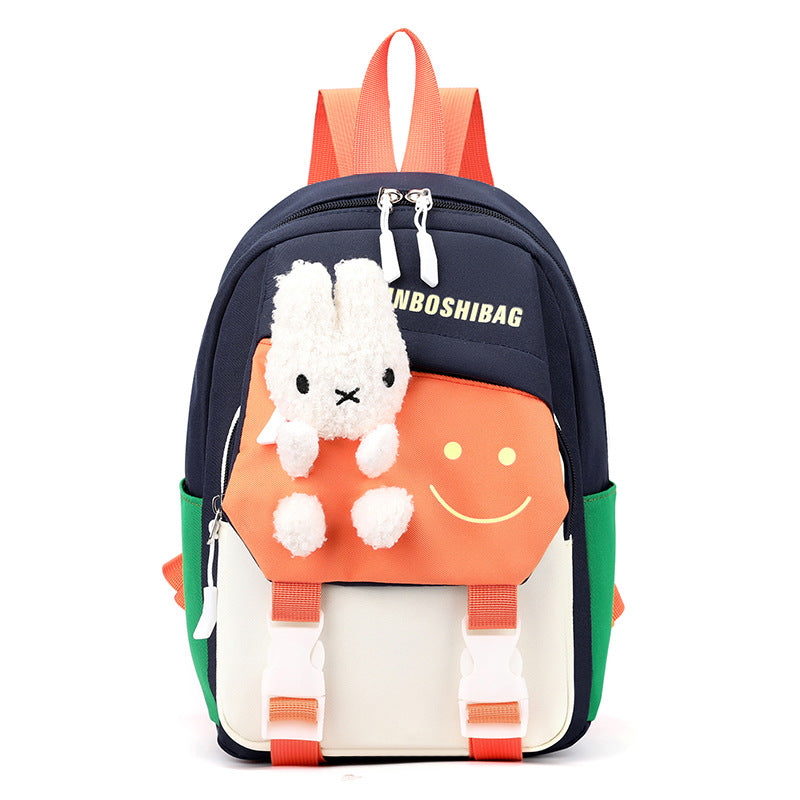 Children's Cartoon Cute Portable Burden Alleviation Kindergarten School Bags