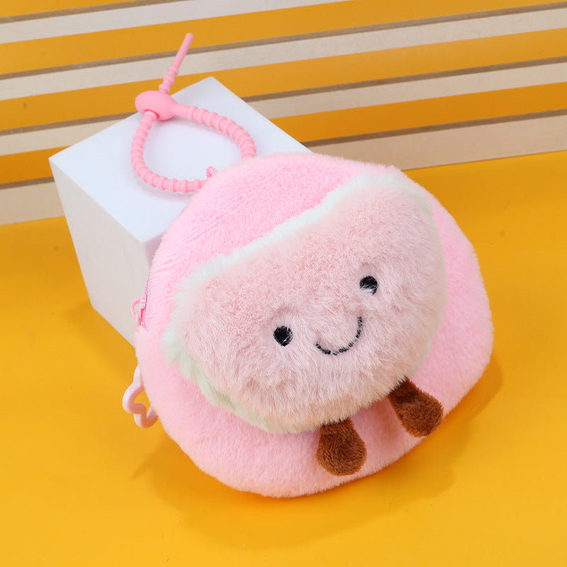 Food Doll Storage Creative Zipper Plush Coin Purses