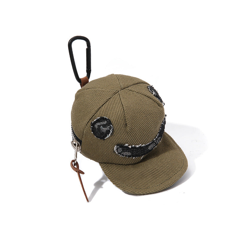 Peaked Cap Fashionable Earphone Modeling Fashion Coin Purses