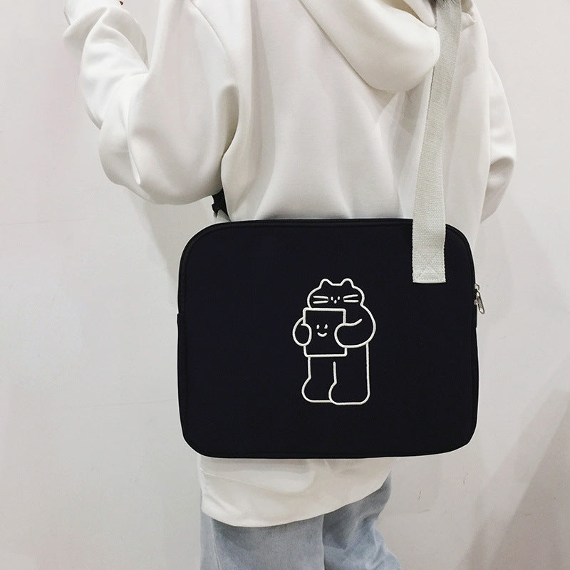 Korean Style Fashion Computer Cartoon Simple Tablet Bags