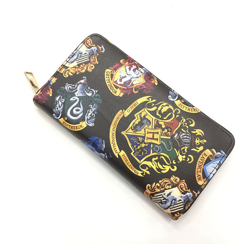 College Anime Peripheral Long Zipper Boy Coin Purses