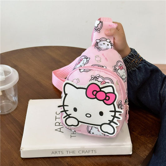 Children's Korean Style Boys Cartoon Cute Princess Children's Waist Packs